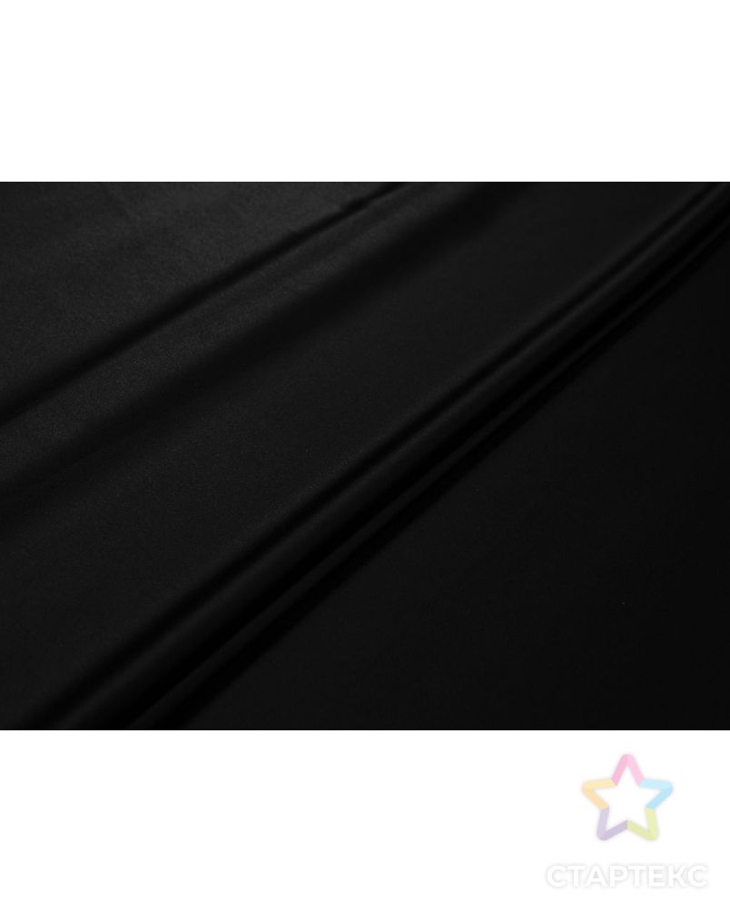 Двухсторонняя плательная Кади,  черного цвета арт. ГТ-7482-1-ГТ-28-9378-1-38-1 2