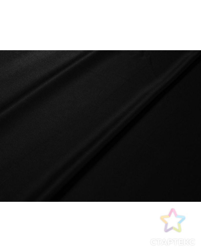 Двухсторонняя плательная Кади,  черного цвета арт. ГТ-7482-1-ГТ-28-9378-1-38-1 6