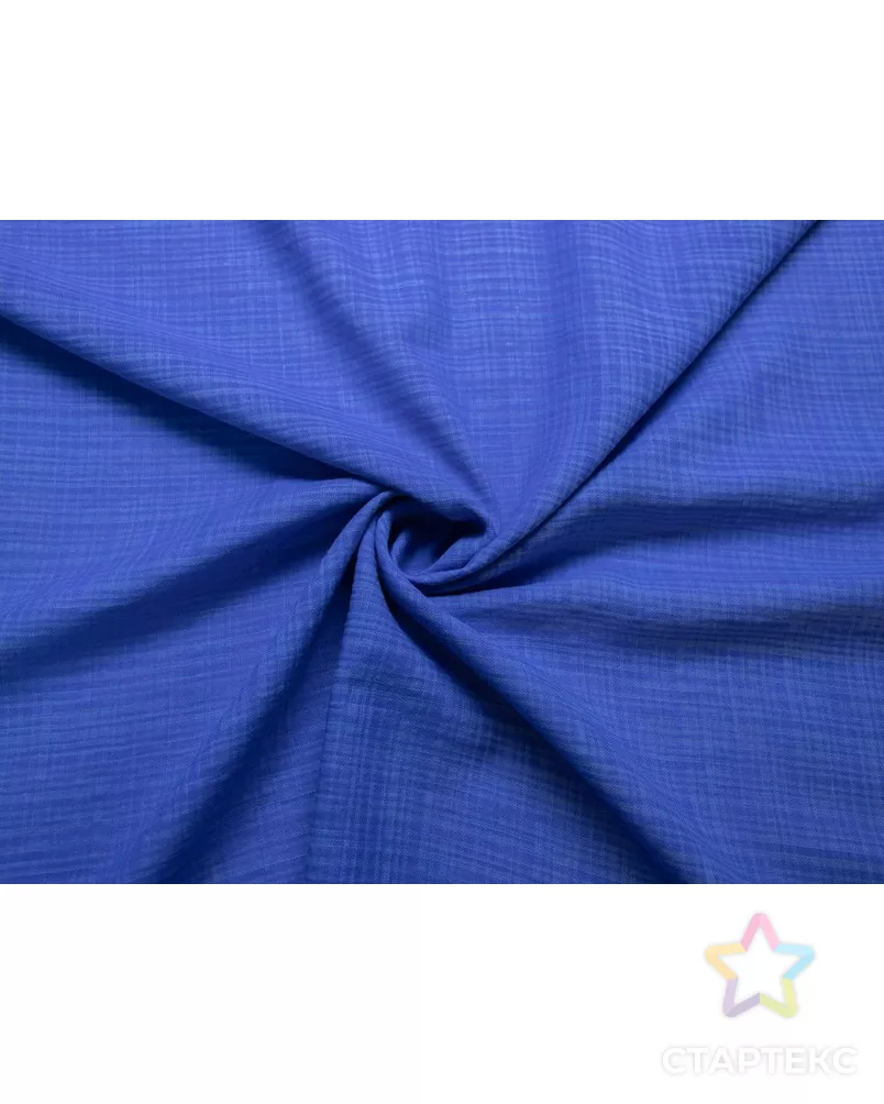 Двухсторонняя плательная ткань в мелкую клеточку, цвет ярко-синий арт. ГТ-7542-1-ГТ-28-9422-4-30-3 - рис. 1