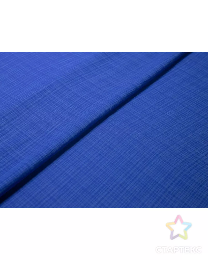 Двухсторонняя плательная ткань в мелкую клеточку, цвет ярко-синий арт. ГТ-7542-1-ГТ-28-9422-4-30-3 - рис. 6
