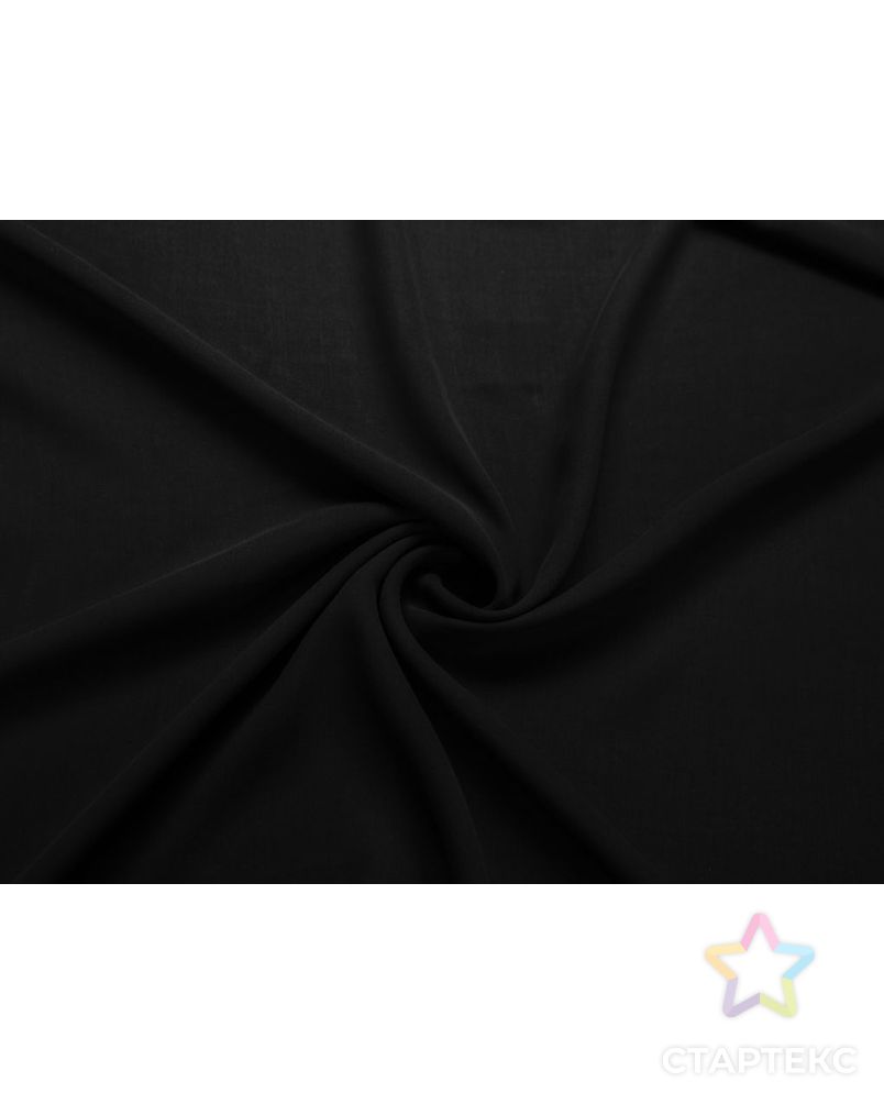 Плательно-рубашечная ткань матовая, цвет черный арт. ГТ-7544-1-ГТ-28-9425-1-38-3 1