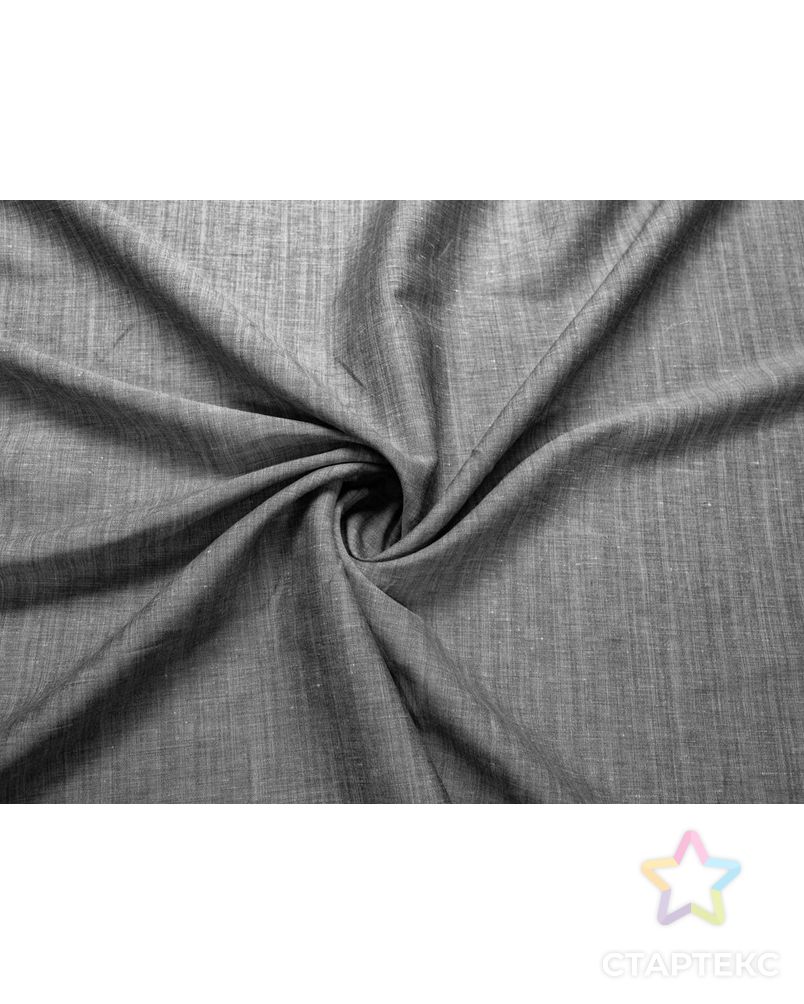 Плательно-рубашечная ткань меланжевая, цвет серый арт. ГТ-7584-1-ГТ-28-9479-6-29-1 1