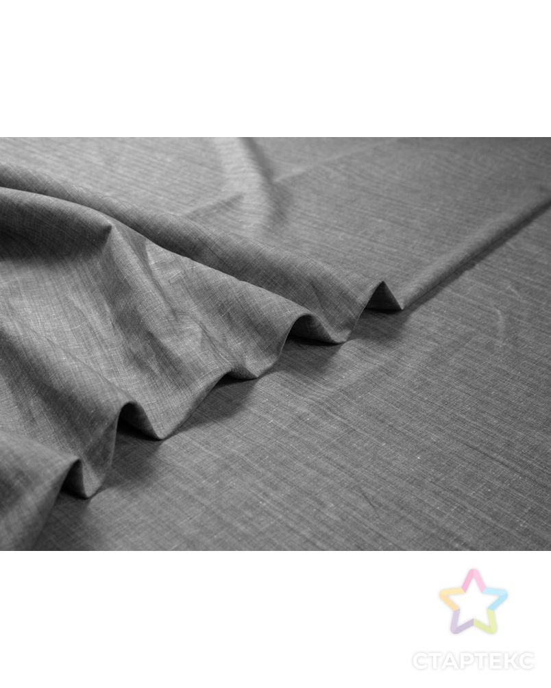 Плательно-рубашечная ткань меланжевая, цвет серый арт. ГТ-7584-1-ГТ-28-9479-6-29-1 3