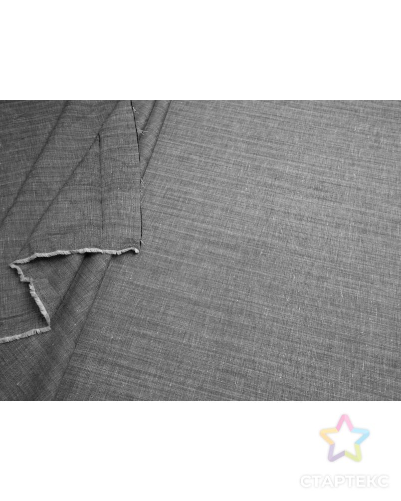 Плательно-рубашечная ткань меланжевая, цвет серый арт. ГТ-7584-1-ГТ-28-9479-6-29-1 5