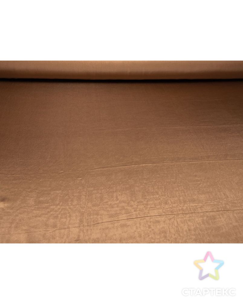 Плательно-блузочная ткань атласная, цвет бронзовый арт. ГТ-7586-1-ГТ-28-9481-1-6-1 4