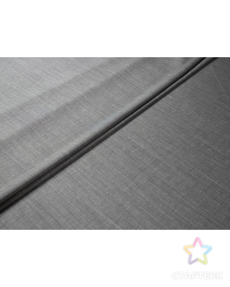 Плательно-рубашечная ткань меланжевая, цвет серо-стальной арт. ГТ-7630-1-ГТ-28-9491-6-29-1 2