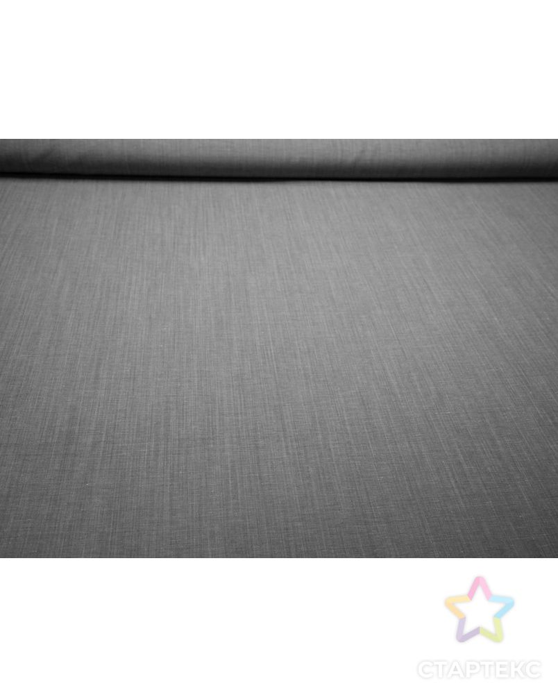 Плательно-рубашечная ткань меланжевая, цвет серо-стальной арт. ГТ-7630-1-ГТ-28-9491-6-29-1 4
