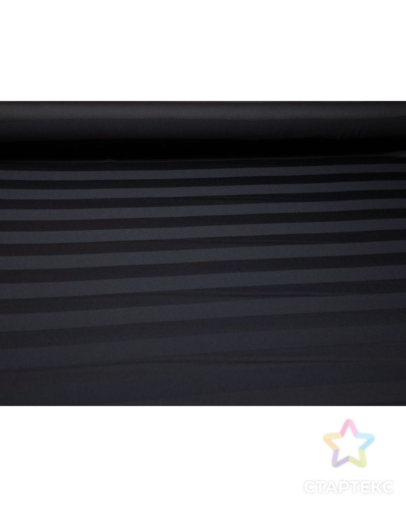 Плательная ткань в широкую горизонтальную полоску, цвет темно-синий арт. ГТ-7635-1-ГТ-28-9501-3-30-1 4