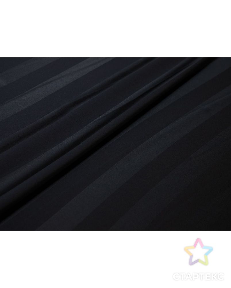 Плательная ткань в широкую горизонтальную полоску, цвет темно-синий арт. ГТ-7635-1-ГТ-28-9501-3-30-1 6