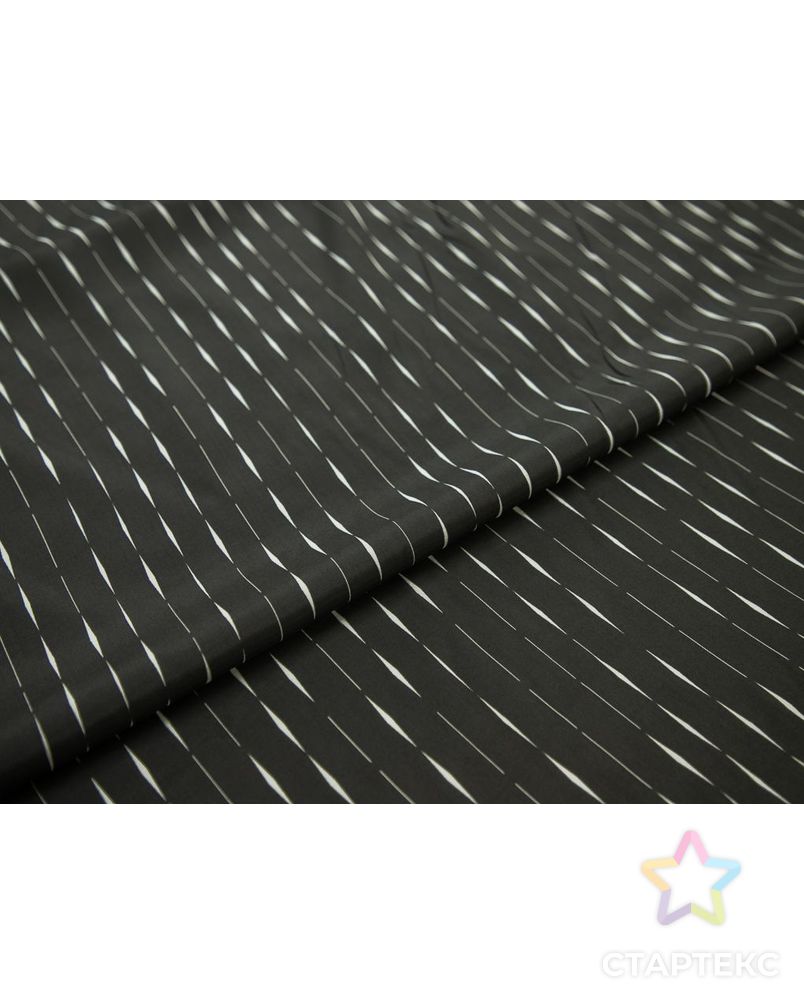 Плательно-блузочная ткань c полосками, черно-белый цвет арт. ГТ-8118-1-ГТ-28-9961-3-37-1 6