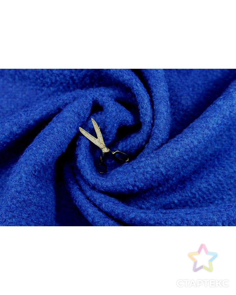 Ткань пальтовая, имперский синий цвет арт. ГТ-1087-1-ГТ0028345 3