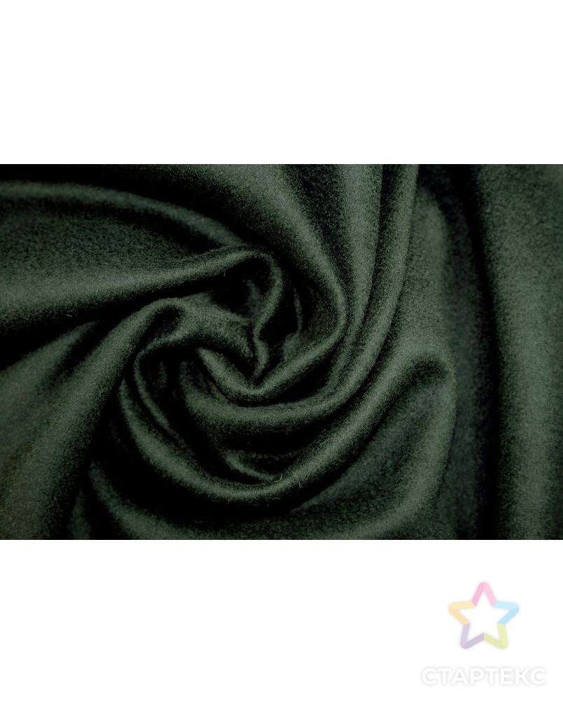Ткань пальтовая, глубокий цвет ночного леса арт. ГТ-1120-1-ГТ0028401 1
