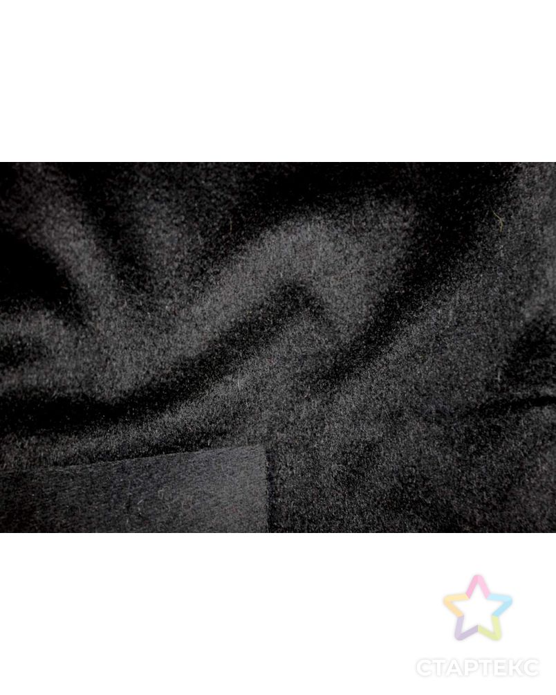 Ткань пальтовая черная с блеском арт. ГТ-1122-1-ГТ0028409