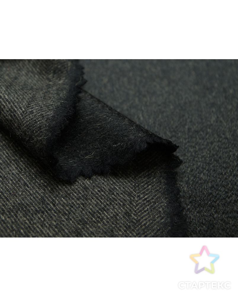 Итальянская пальтовая ткань из верблюжьей шерсти серого цвета арт. ГТ-1126-1-ГТ0028414 4