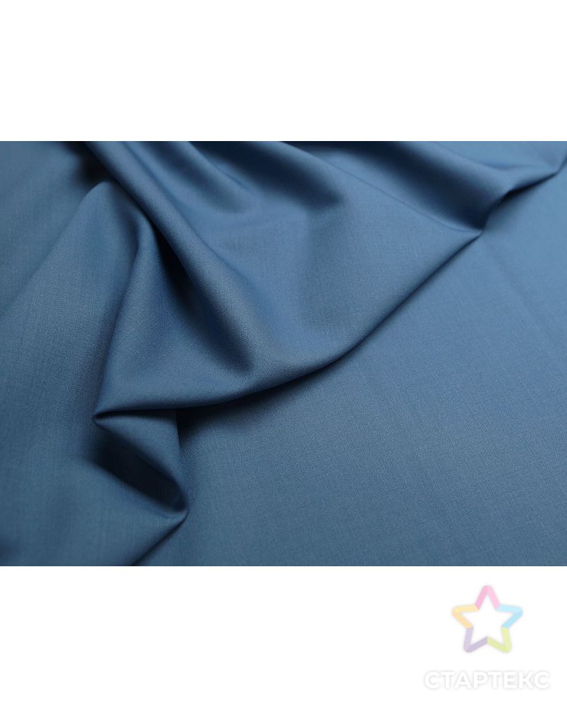 Ткань костюмная двухсторонняя  серо-голубого лунного света цв.97 арт. ГТ-1147-1-ГТ0028452 6