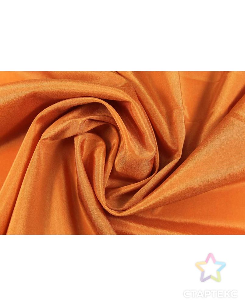 Ткань подкладочная, оранжевый цвет хурмы арт. ГТ-1159-1-ГТ0028488