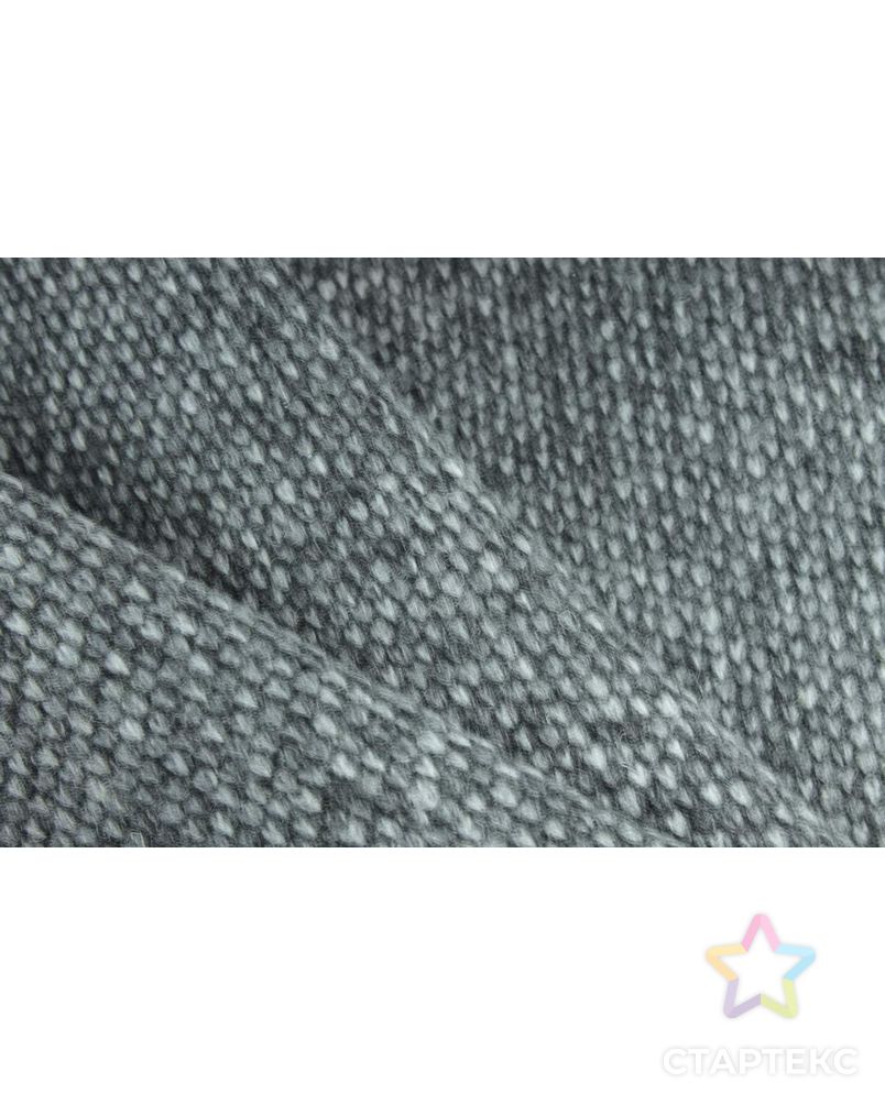 Ткань пальтовая, имитация вязки серого цвета арт. ГТ-1177-1-ГТ0029193