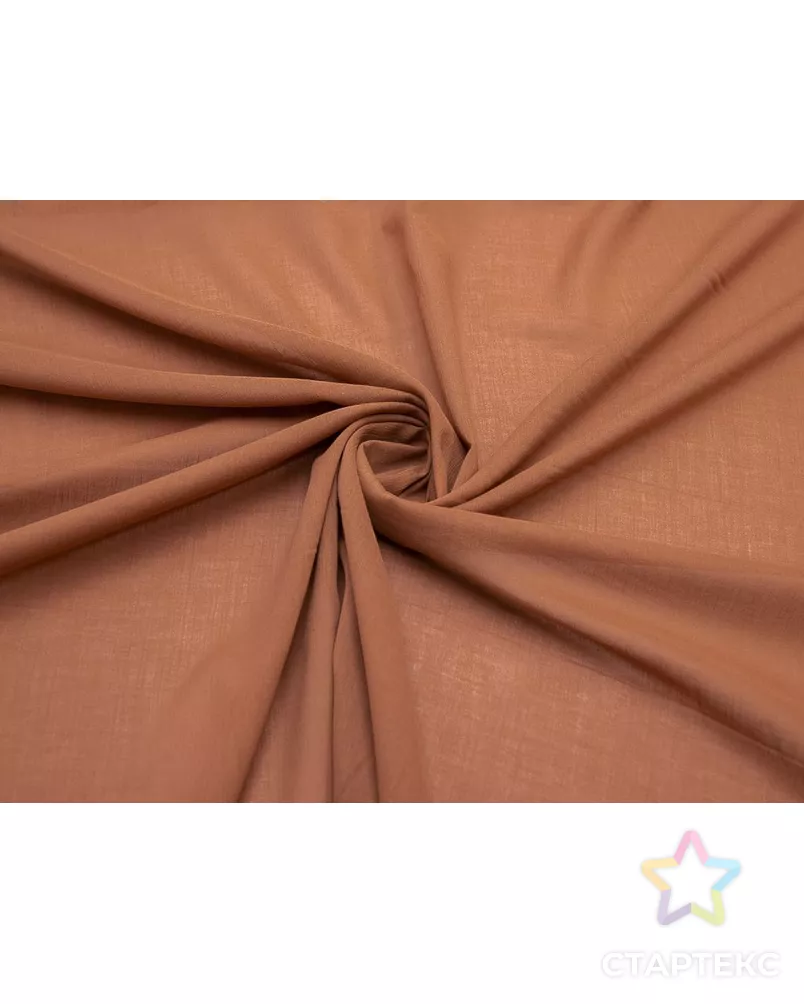 Батист крэш блузочно-плательный, цвет коричневый арт. ГТ-8292-1-ГТ-3-10151-1-14-1 - рис. 1