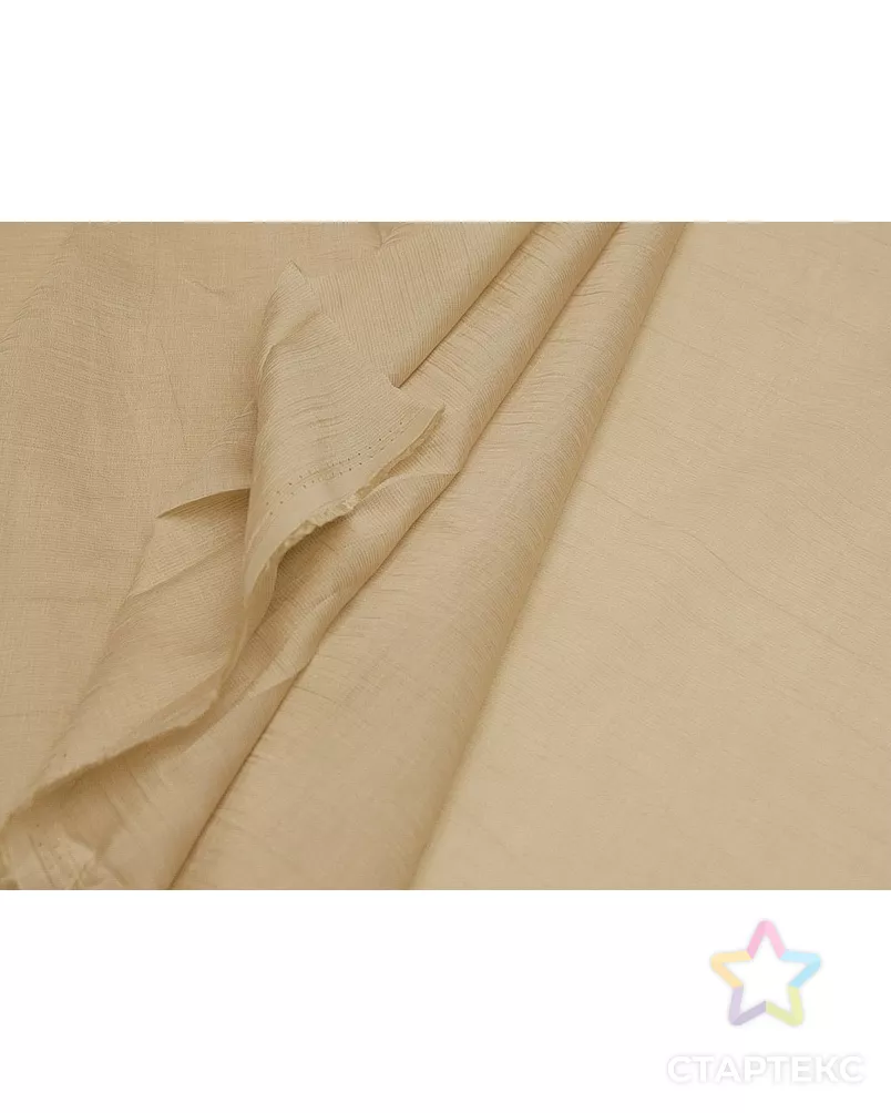 Батист-крэш блузочно-плательный, "Утренний латте" арт. ГТ-9187-1-ГТ3-11106-1-1-1 - рис. 5