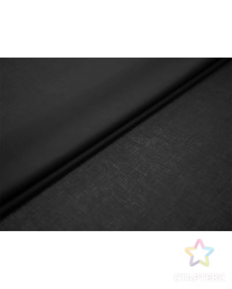 Батист блузочно-плательный, цвет чёрный арт. ГТ-8024-1-ГТ-3-9885-1-38-1 - рис. 2