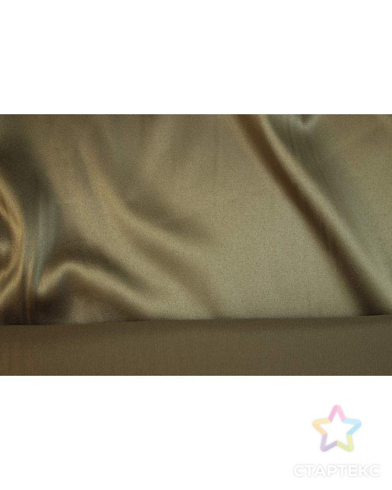 Вискозная атласная ткань цвета бронзового загара арт. ГТ-1298-1-ГТ0030423 2