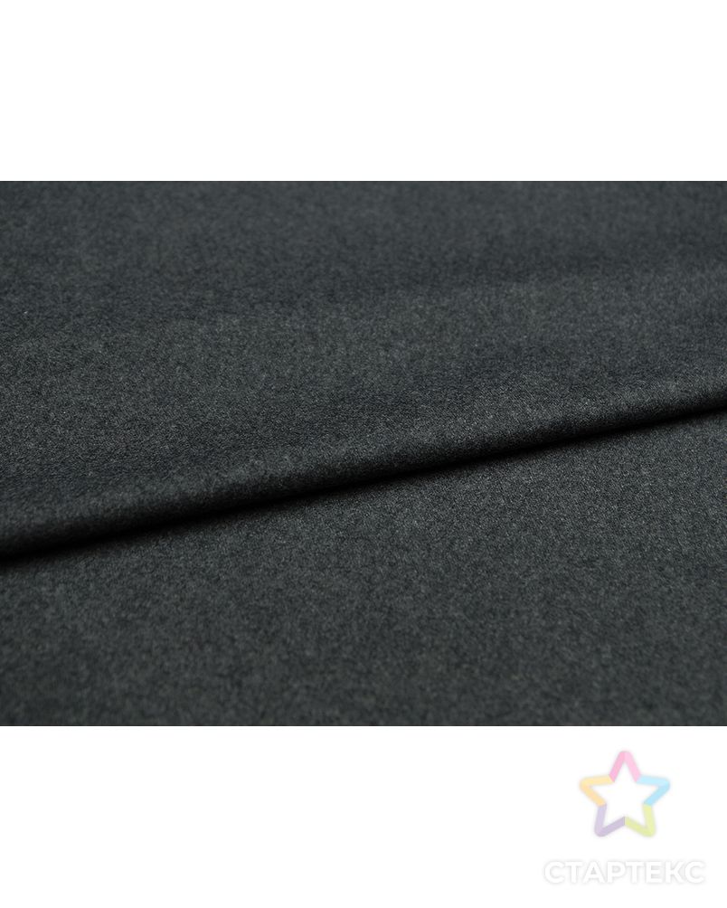 Прекрасная костюмная ткань темно-графитового цвета (204 гр/м2) арт. ГТ-3690-1-ГТ0000307 5