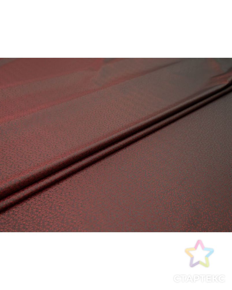 Ткань подкладочная жаккардовая, цвет бордовый хамелеон арт. ГТ-8423-1-ГТ-31-10280-2-21-1 2