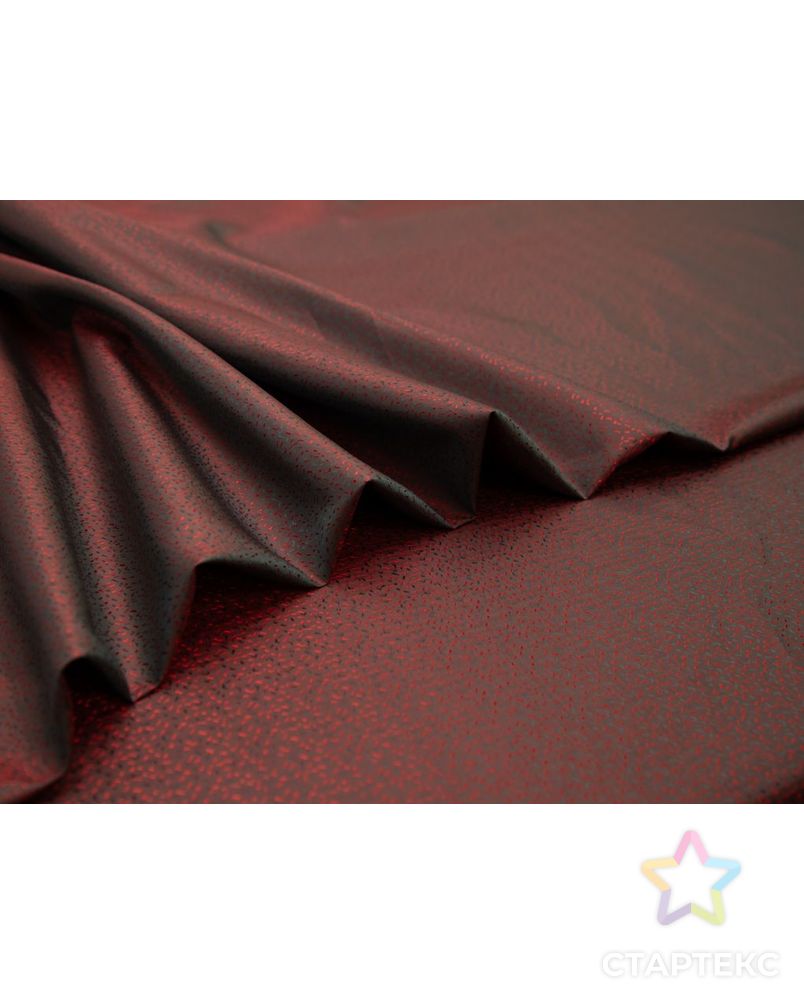 Ткань подкладочная жаккардовая, цвет бордовый хамелеон арт. ГТ-8423-1-ГТ-31-10280-2-21-1 3