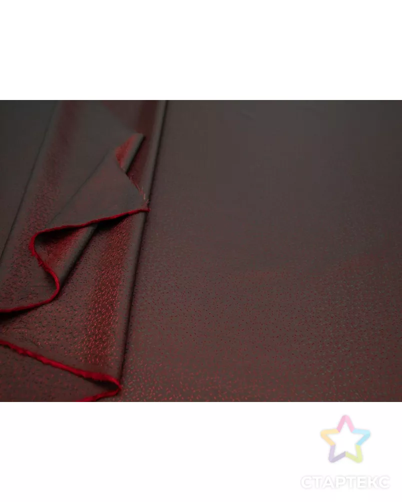 Ткань подкладочная жаккардовая, цвет бордовый хамелеон арт. ГТ-8423-1-ГТ-31-10280-2-21-1 - рис. 5