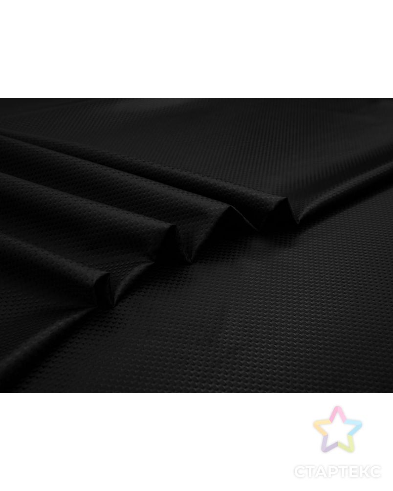 Ткань подкладочная жаккардовая, цвет  мерцающий черный арт. ГТ-8424-1-ГТ-31-10281-14-38-1 3