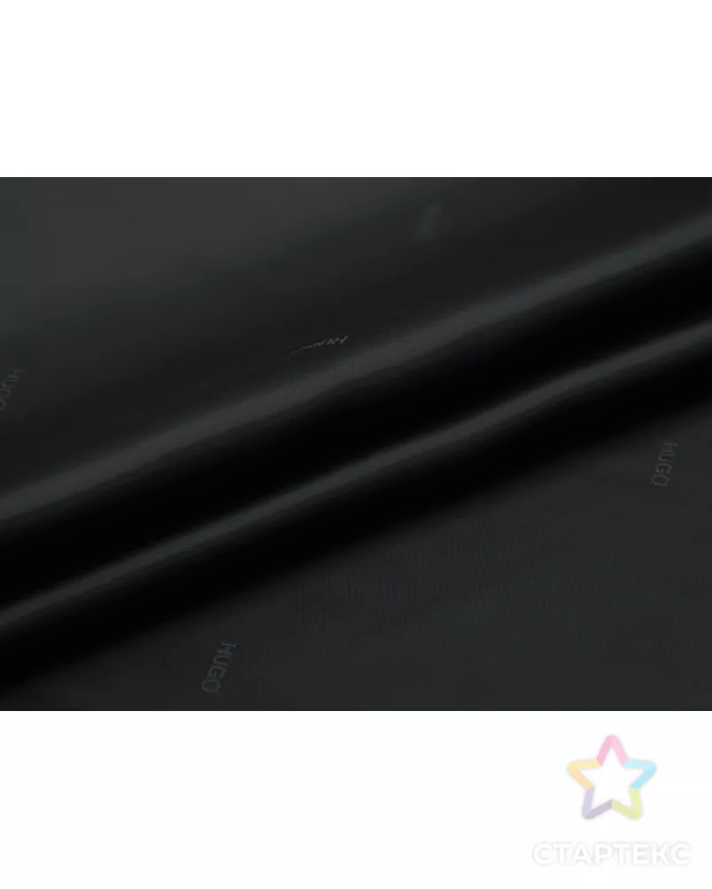 Принтованная фирменная подкладочная ткань, "Чёрный янтарь" арт. ГТ-9362-1-ГТ31-11261-2-38-1 - рис. 2