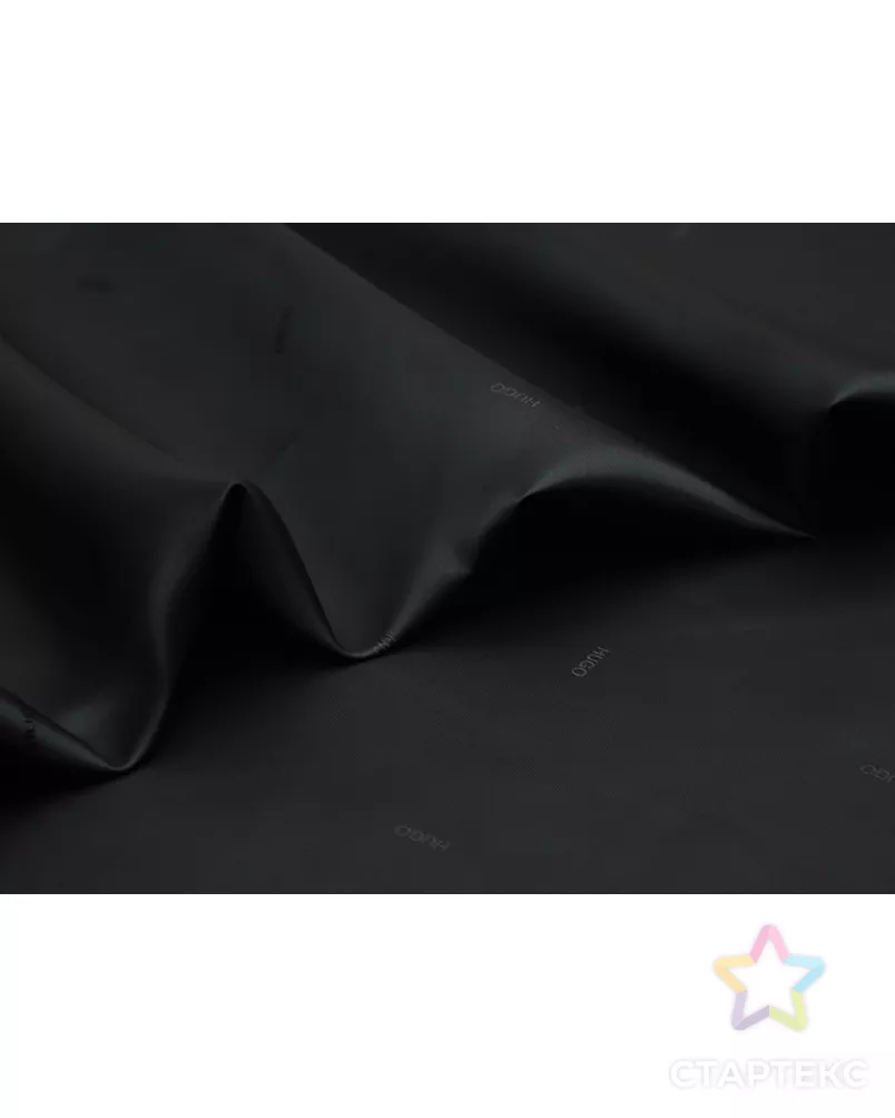 Принтованная фирменная подкладочная ткань, "Чёрный янтарь" арт. ГТ-9362-1-ГТ31-11261-2-38-1 - рис. 3