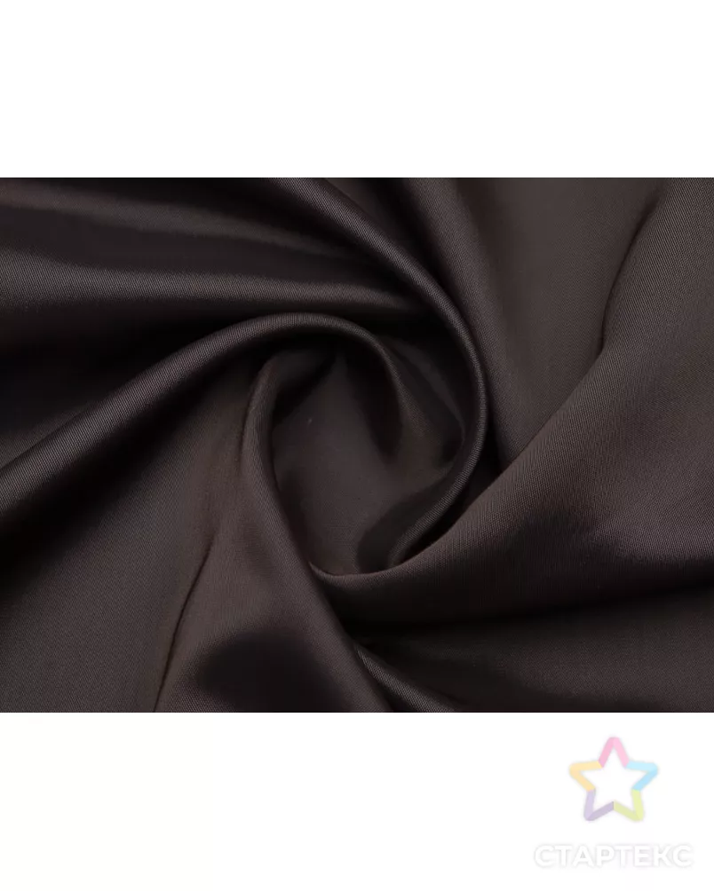 Однотонная подкладочная ткань, каштанового цвета арт. ГТ-9365-1-ГТ31-11264-1-14-1 - рис. 1