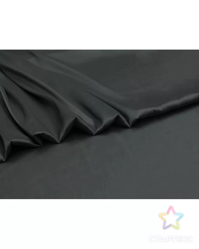 Однотонная подкладочная ткань, серо-голубого цвета арт. ГТ-9370-1-ГТ31-11270-1-29-1 - рис. 3