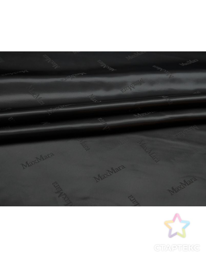 Подкладочная ткань глубокого черного цвета арт. ГТ-5019-1-ГТ-31-6653-1-38-1 4