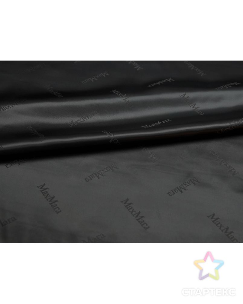 Подкладочная ткань глубокого черного цвета арт. ГТ-5019-1-ГТ-31-6653-1-38-1