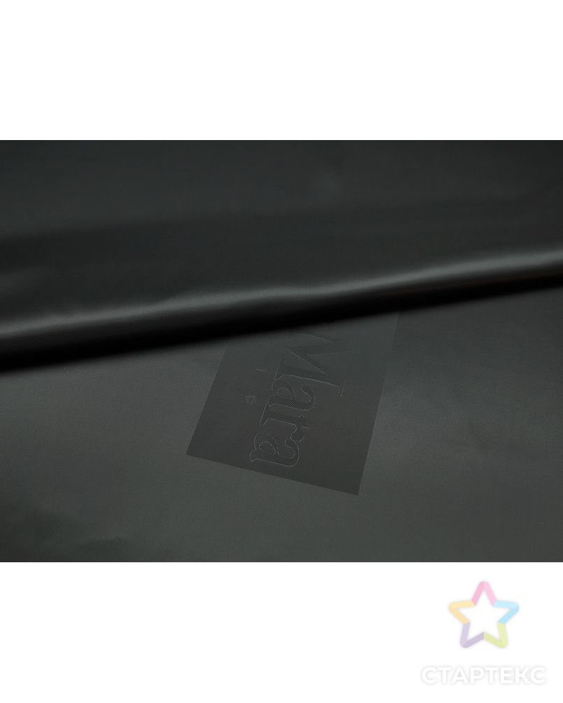 Подкладочная ткань насыщенного черного цвета арт. ГТ-5020-1-ГТ-31-6654-1-38-1 5