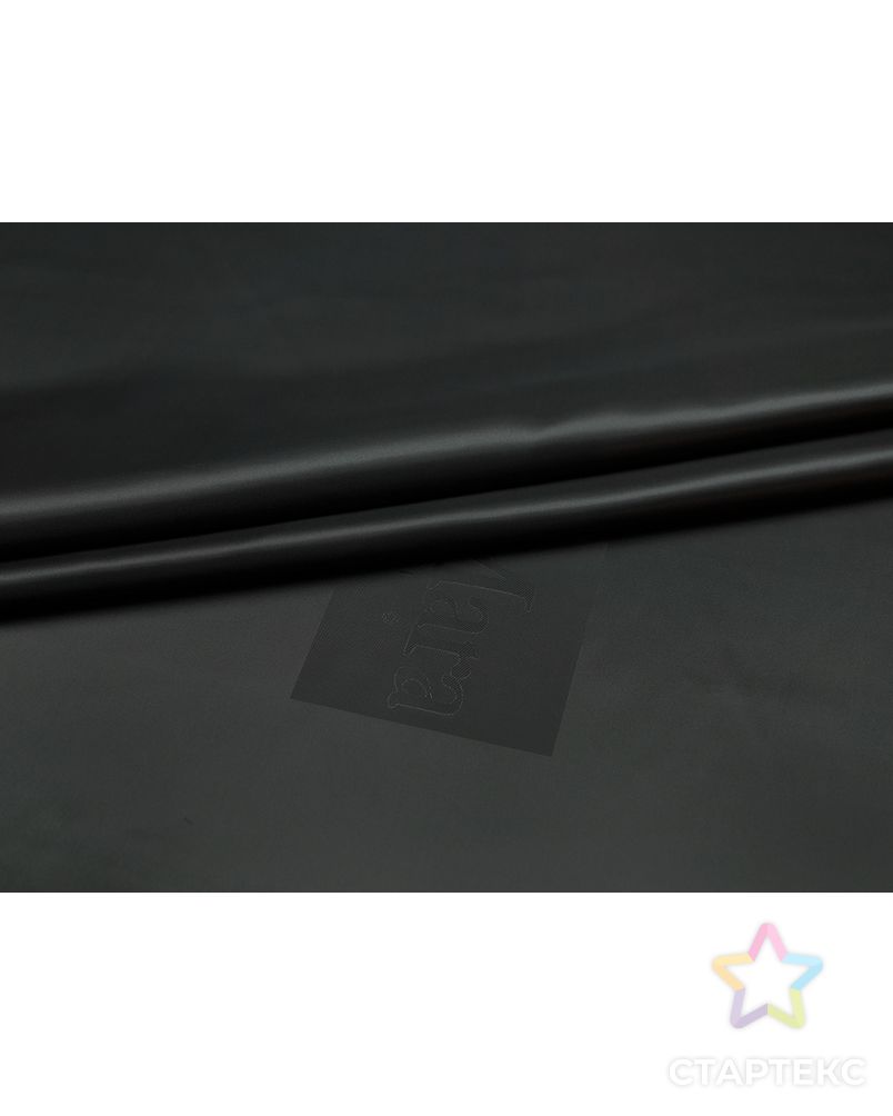 Подкладочная ткань насыщенного черного цвета арт. ГТ-5020-1-ГТ-31-6654-1-38-1 6