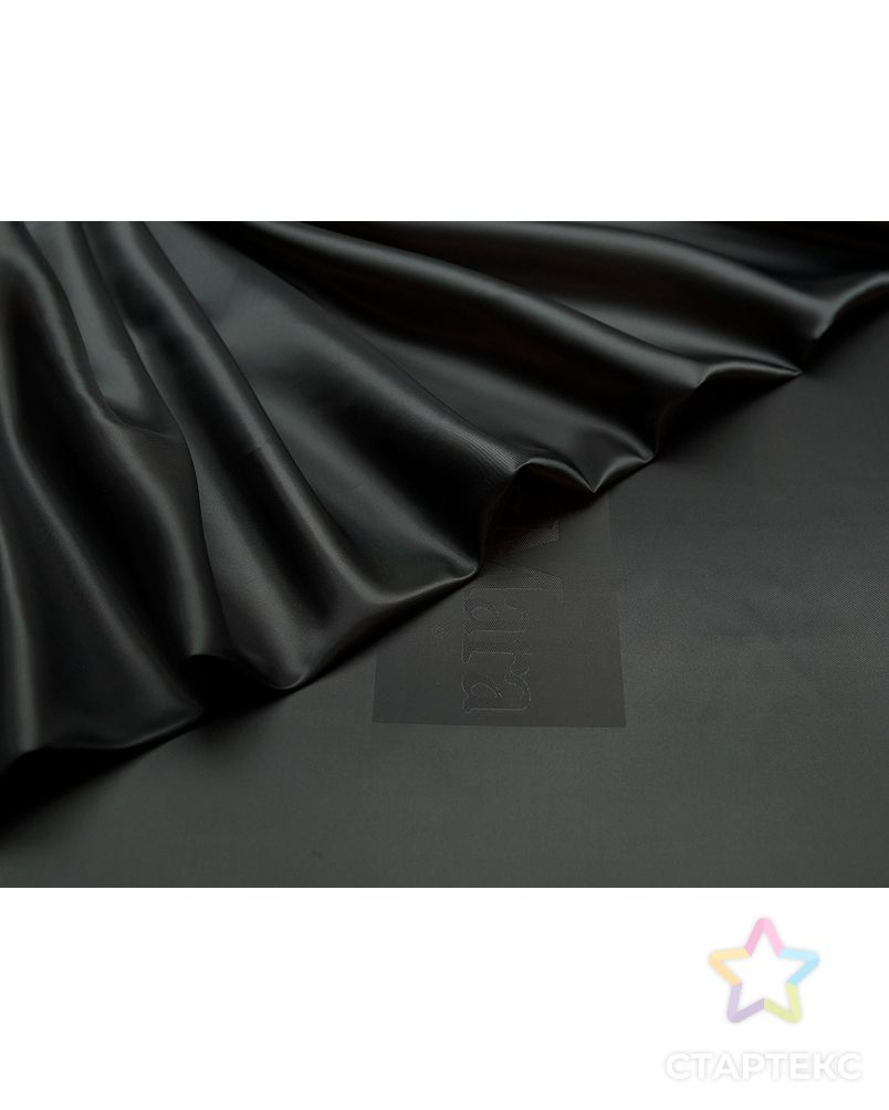 Подкладочная ткань насыщенного черного цвета арт. ГТ-5020-1-ГТ-31-6654-1-38-1 8