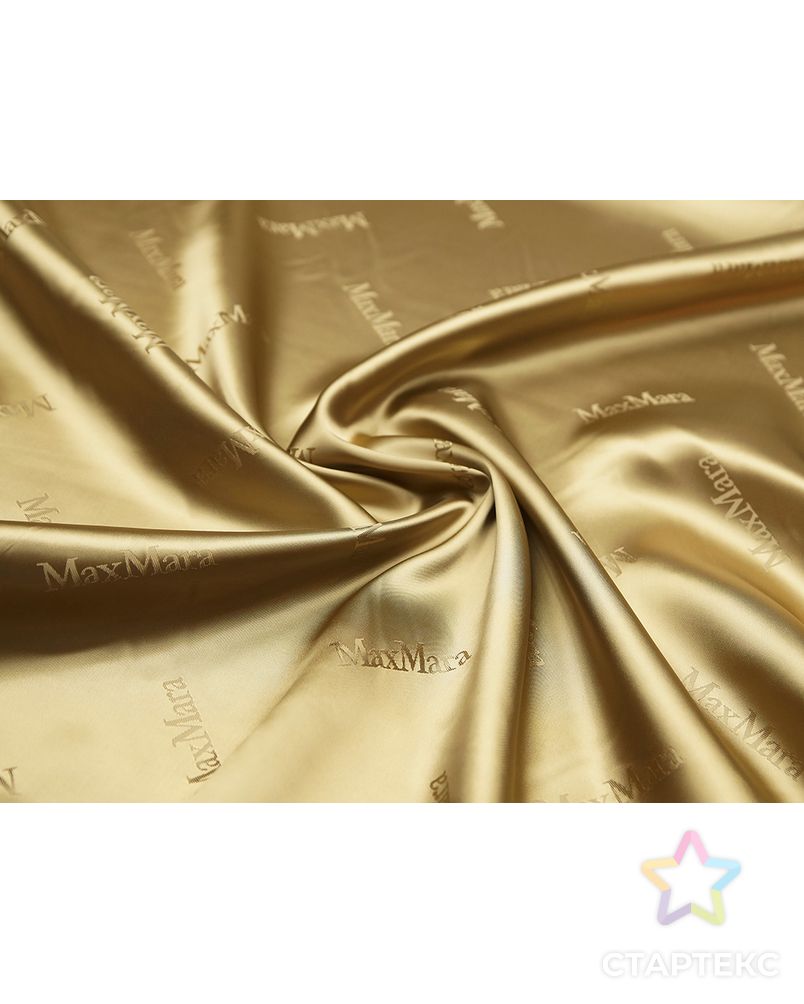 Подкладочная ткань, цвет темное золото арт. ГТ-5023-1-ГТ-31-6657-1-11-1