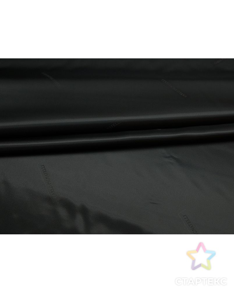 Подкладочная ткань черного цвета в диагональную полоску арт. ГТ-5309-1-ГТ-31-7037-3-38-1 1