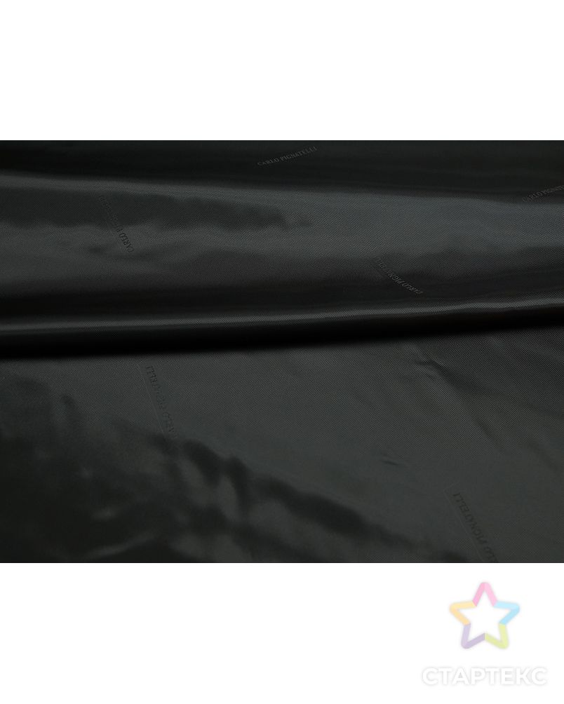 Подкладочная ткань черного цвета в диагональную полоску арт. ГТ-5309-1-ГТ-31-7037-3-38-1 4