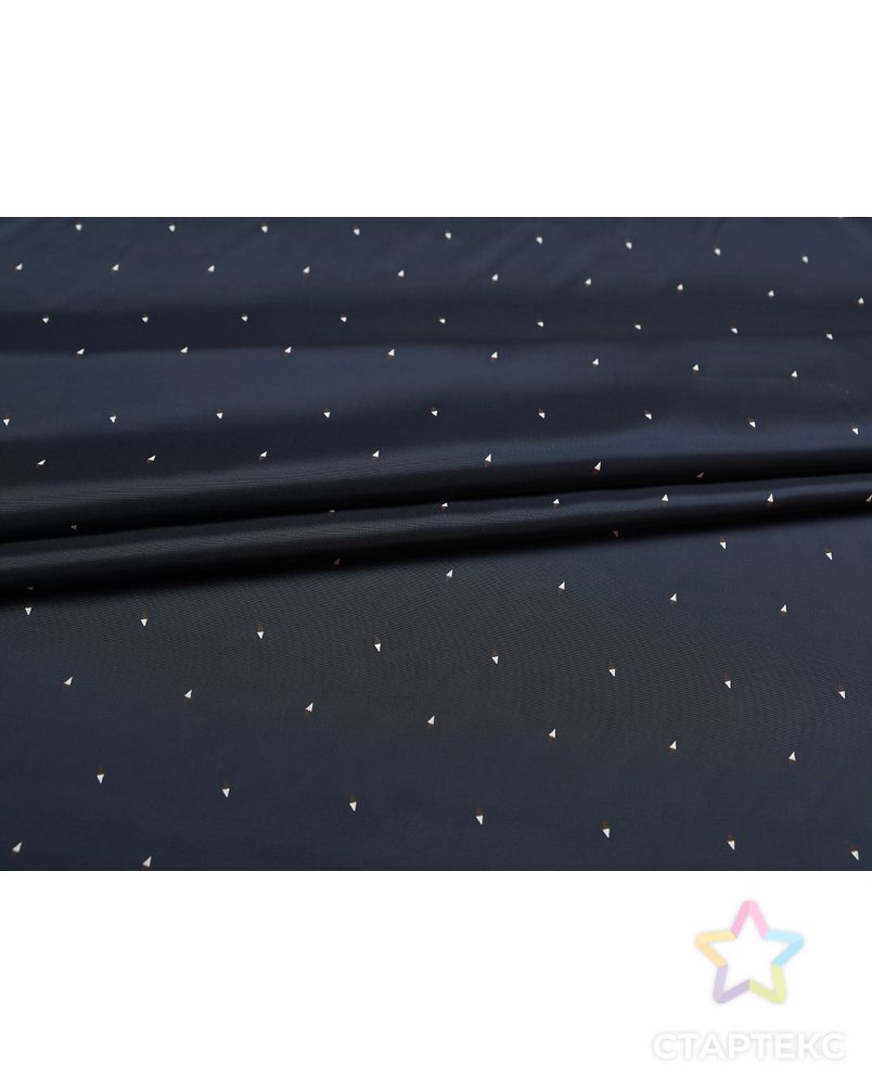 Подкладочная ткань с принтом "стрелки компаса" на темно-синем фоне арт. ГТ-5314-1-ГТ-31-7040-2-21-1 6