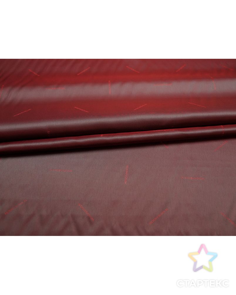 Ткань подкладочная  хамелеон, черно-бордового цвета арт. ГТ-5366-1-ГТ-31-7059-2-21-1 6