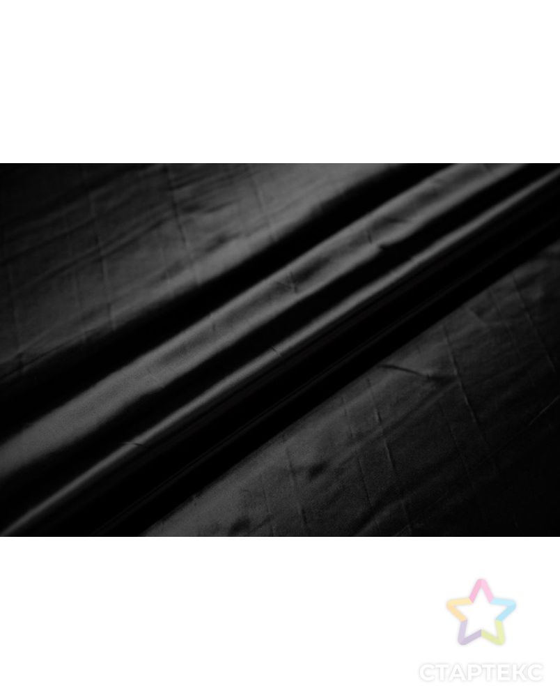 Ткань подкладочная атласная, цвет черный арт. ГТ-6551-1-ГТ-31-8328-1-38-1 2