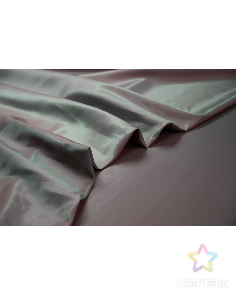 Ткань подкладочная, цвет зелено-розовый хамелеон арт. ГТ-6549-1-ГТ-31-8332-1-21-1 3