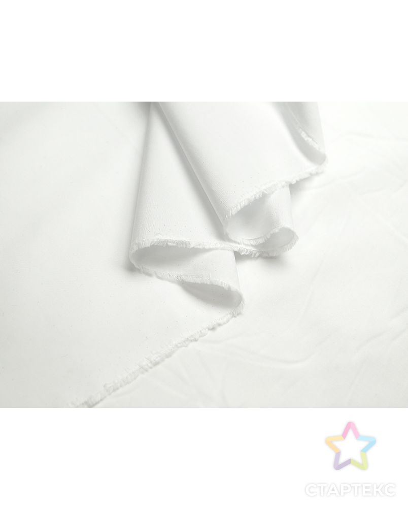 Сорочечная ткань поплин, белого цвета арт. ГТ-5605-1-ГТ-34-7338-1-2-3 1