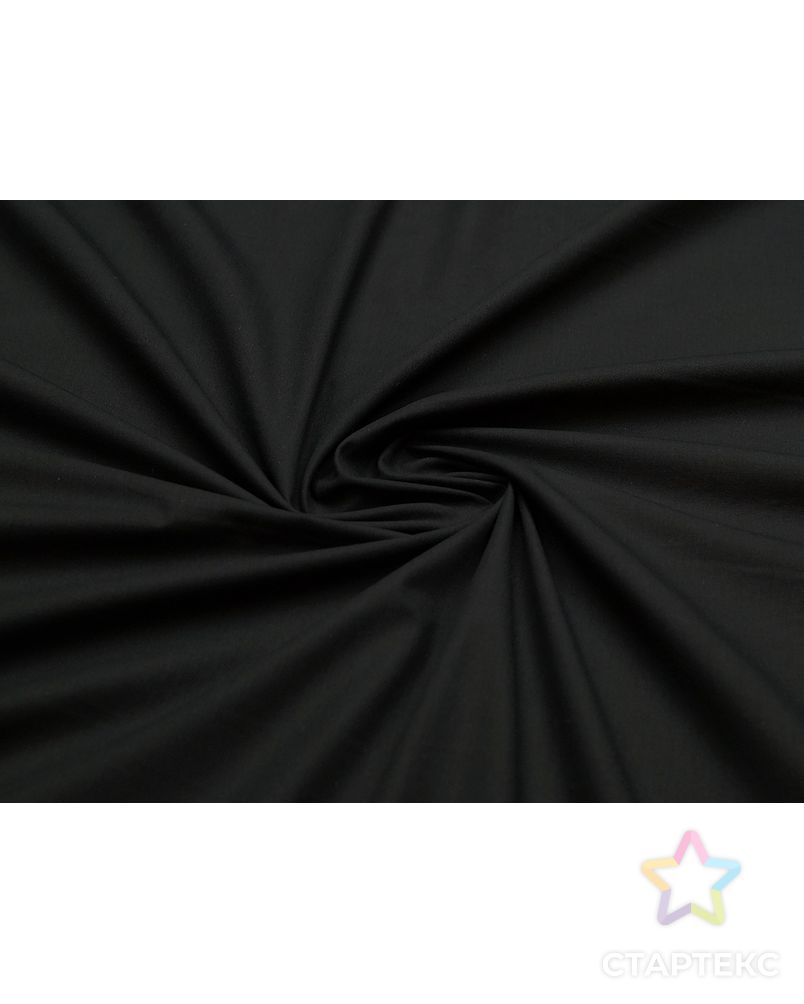 Сорочечная ткань поплин, цвет черный арт. ГТ-5743-1-ГТ-34-7492-1-38-3 1