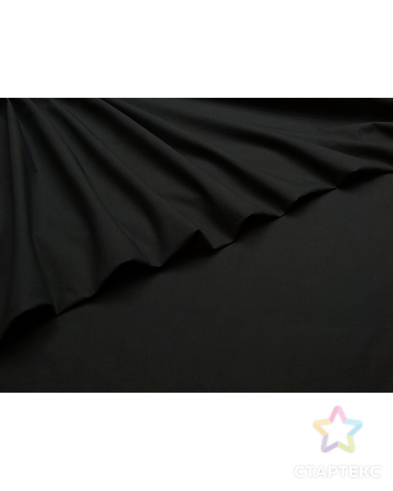 Сорочечная ткань поплин, цвет черный арт. ГТ-5743-1-ГТ-34-7492-1-38-3 4