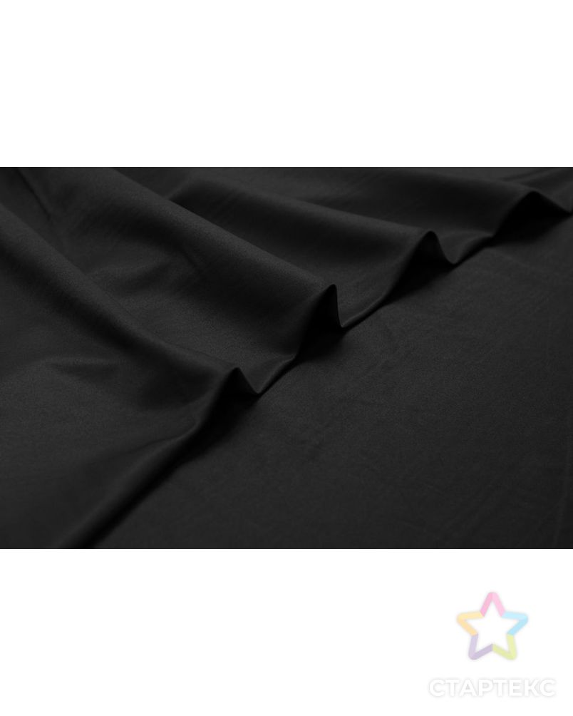 Сорочечная ткань однотонная, черного цвета арт. ГТ-6281-1-ГТ-34-8041-1-38-3 3